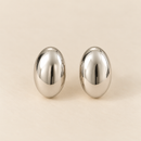 Sculpted Oval Earrings