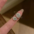 Classic Charm Invisible Line Zircon Stainless Steel Rings