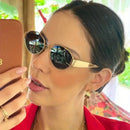 Trendy Oval Sunglasses