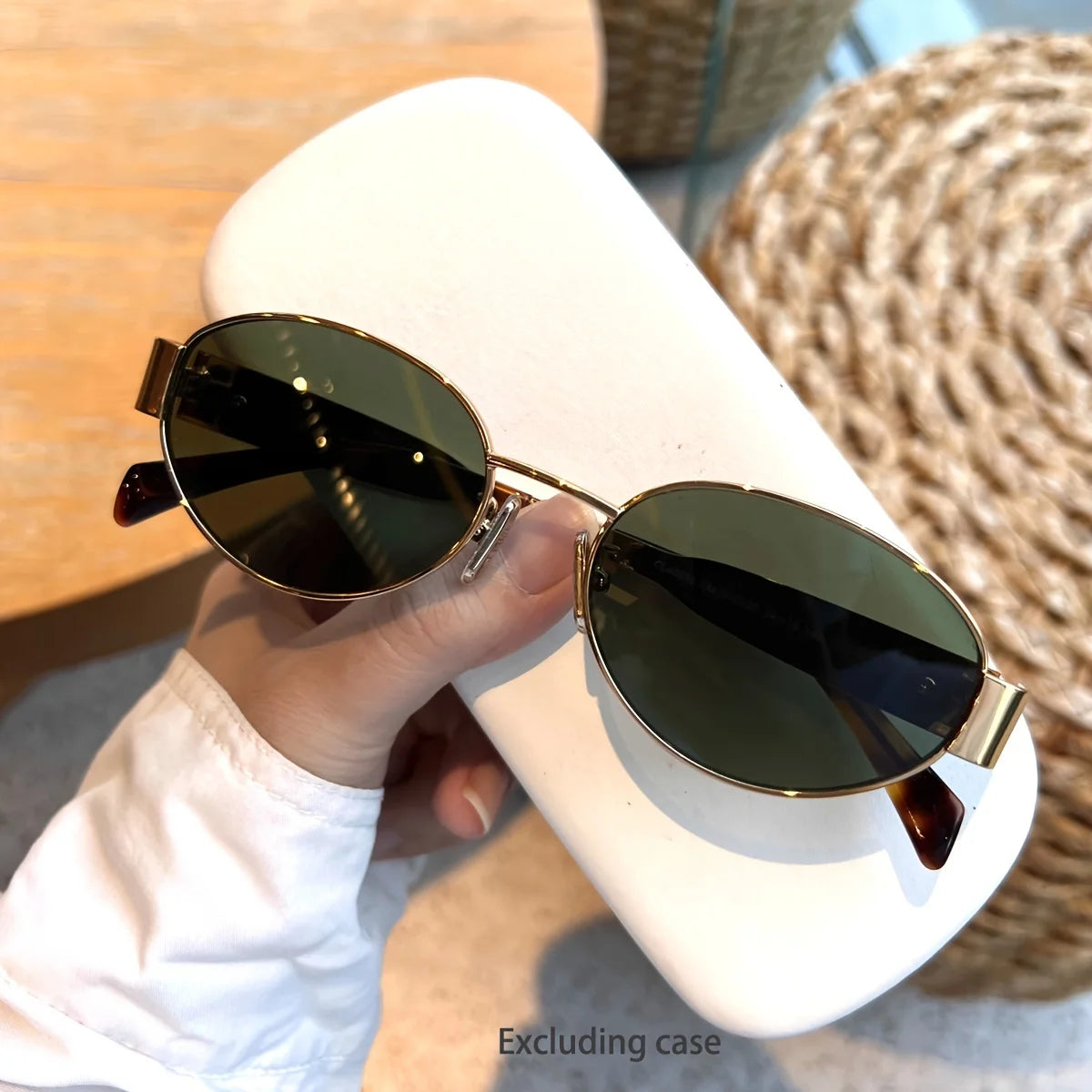 Trendy Oval Sunglasses